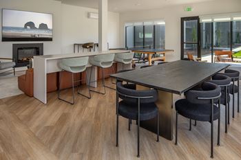 Clubhouse with dining area
